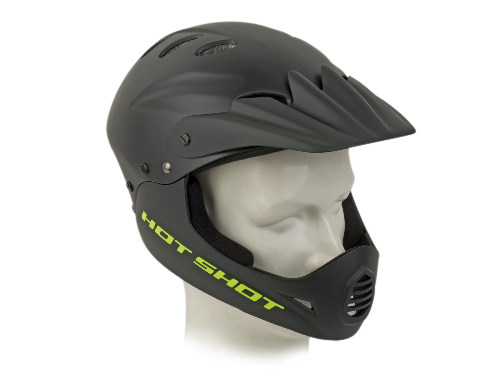 Шлем Freeride/DH FullFace ABS-HARD SHELL, 640гр, 52-54см. AUTHOR