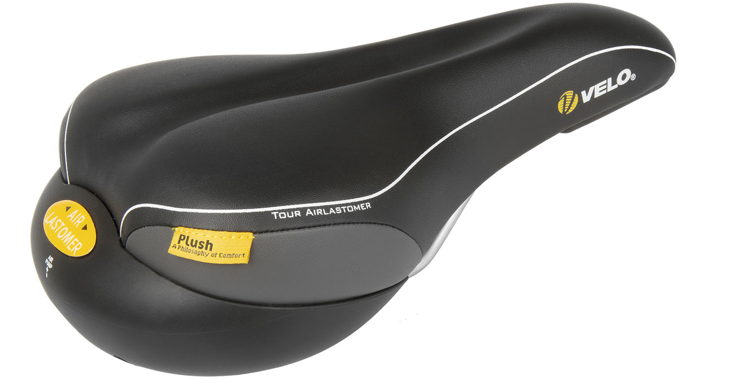 Седло TOUR AIR-LASTOMER 
VELO PLUSH