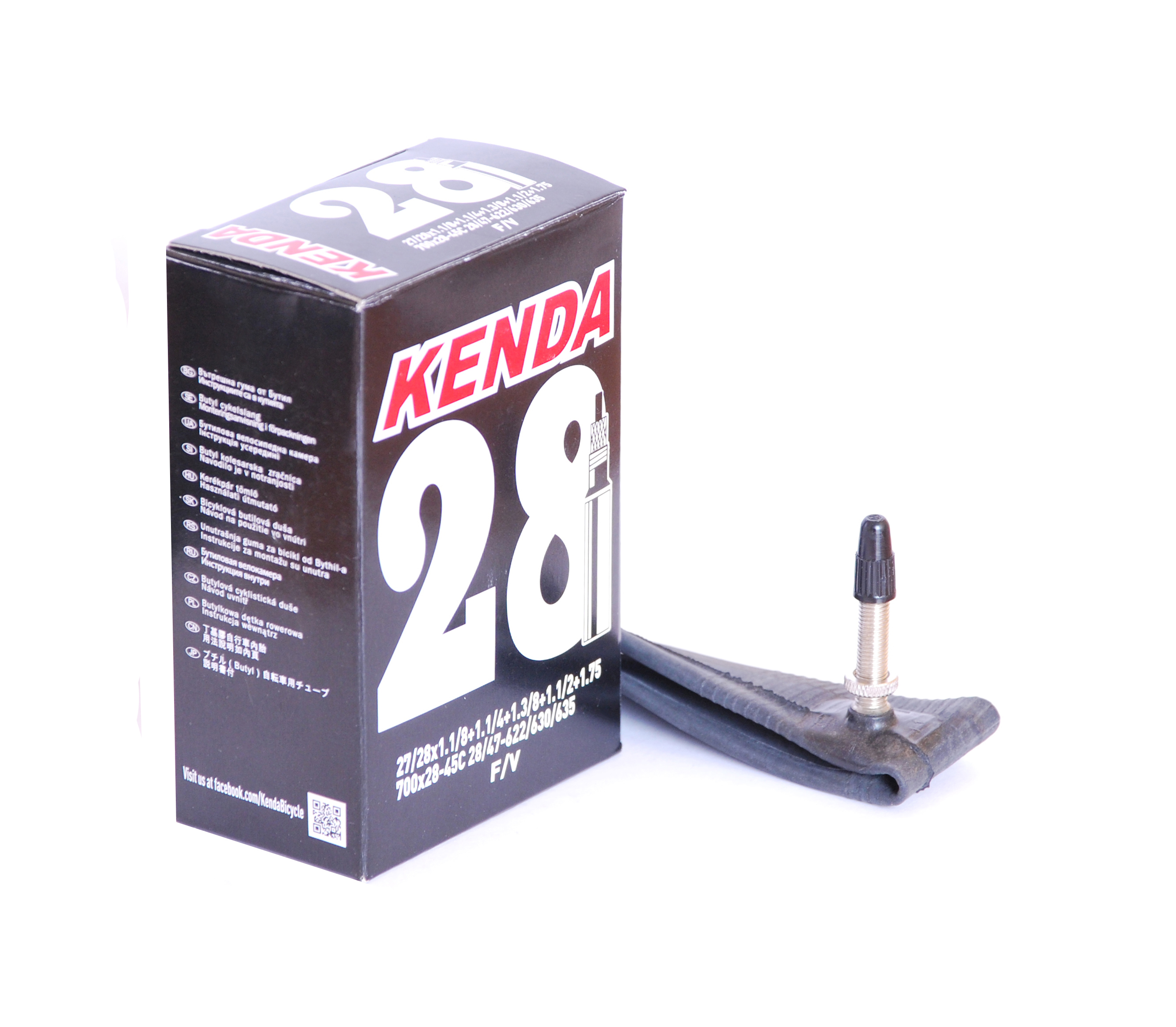 Камера KENDA 28" 700 х 28-45С спорт ниппель