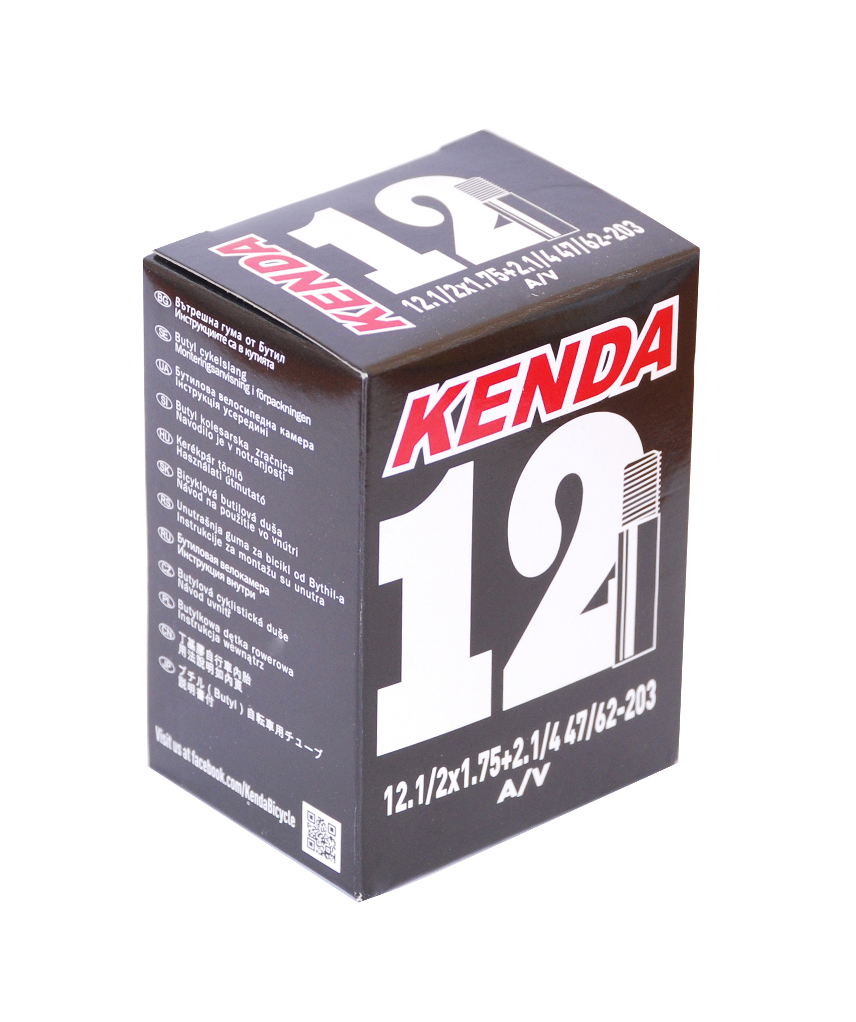 Камера KENDA 12" 1/2 х 1.75-2.125", 47/62-203 авто 