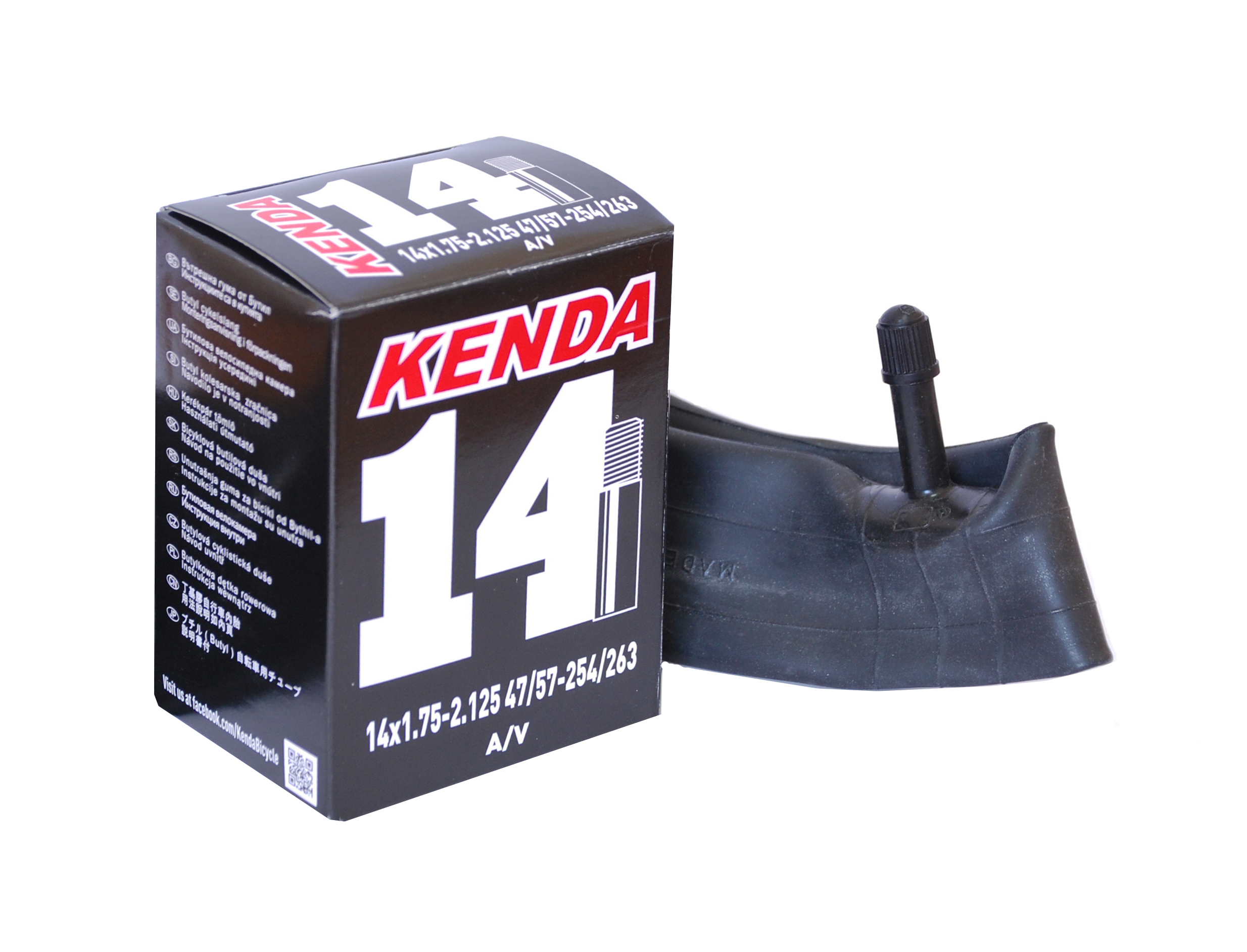 Камера KENDA 14" х 1.75-2.125", 47/57-254/263 авто  
