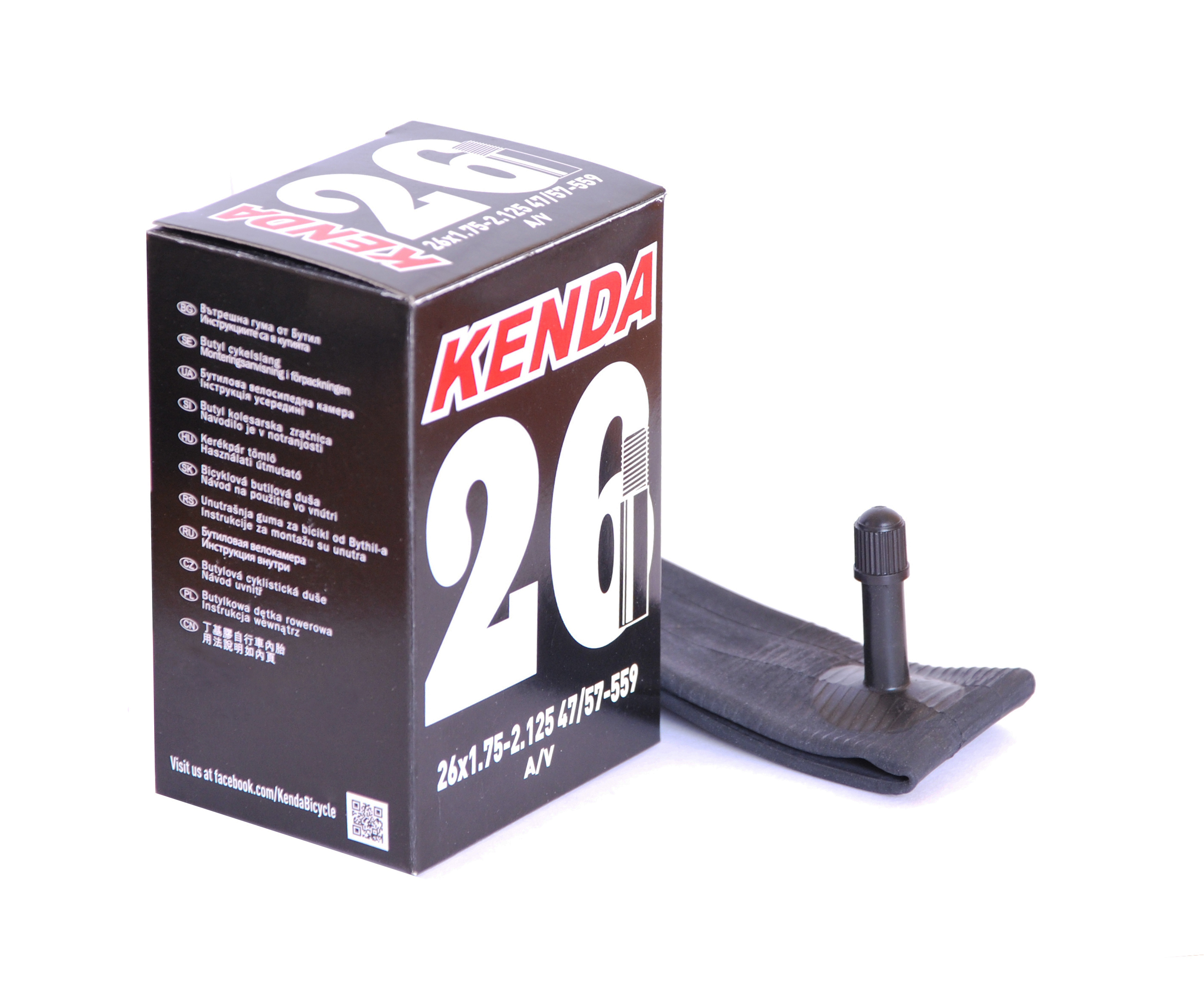 Камера KENDA 26" х 1.75-2.125", 47/57-559 авто