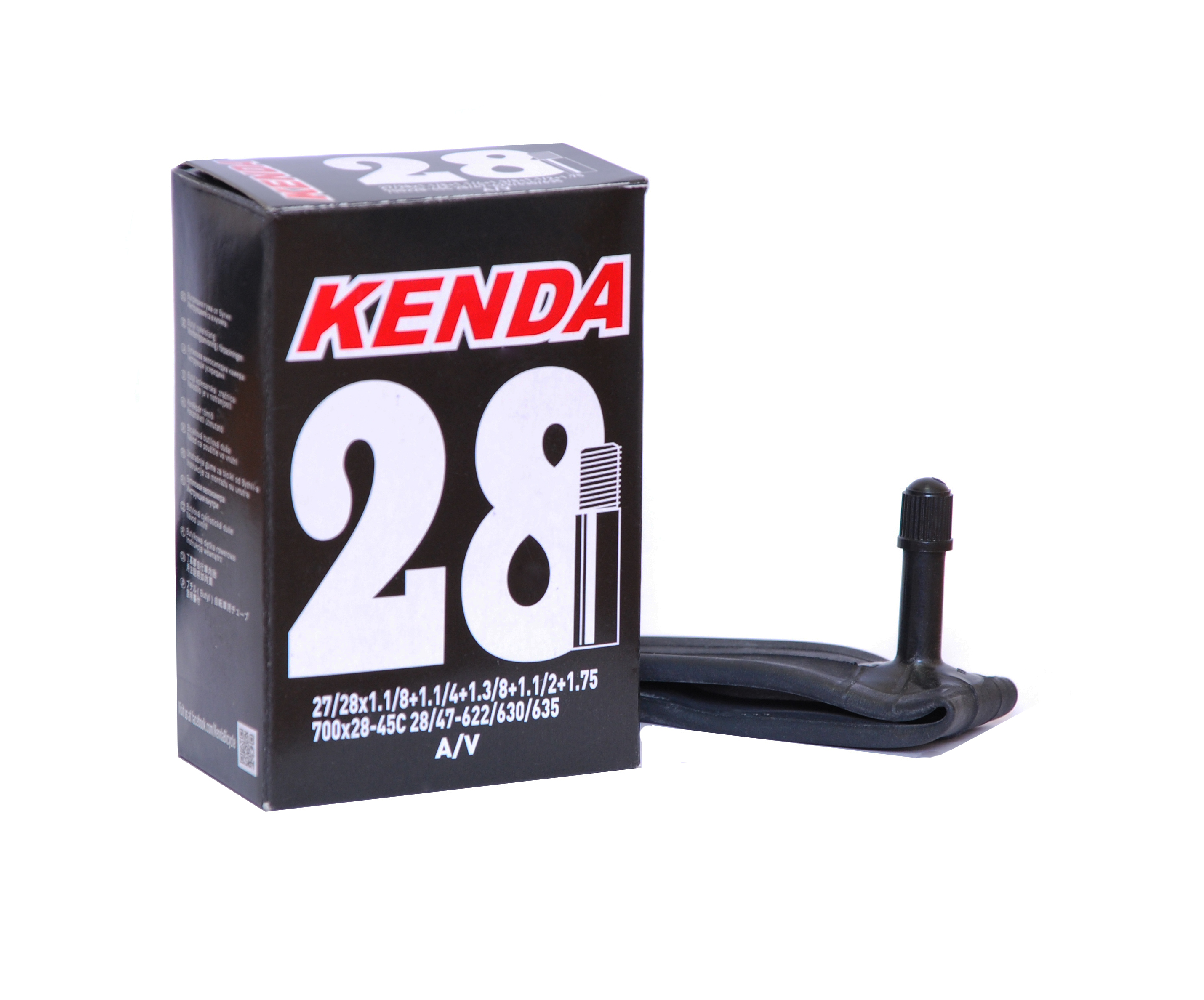 Камера KENDA 28" 700 х 28-45С спорт ниппель