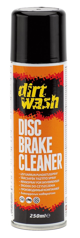 Очиститель дисковых тормозов спрей 250мл DIRTWASH DISC BRAKE 
WELDTITE 
