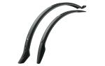 Крылья пластикатовые SKS-11165, Velo55 Junior set, 24" черные  (Германия)