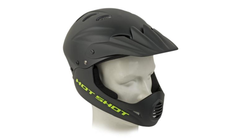 Шлем Freeride/DH FullFace ABS-HARD SHELL, 640гр, 52-54см. AUTHOR