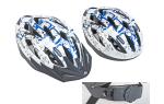 Шлем спортивный VENTO 125 BLUE/WHITE сине-белый р-р 58-61см 
AUTHOR