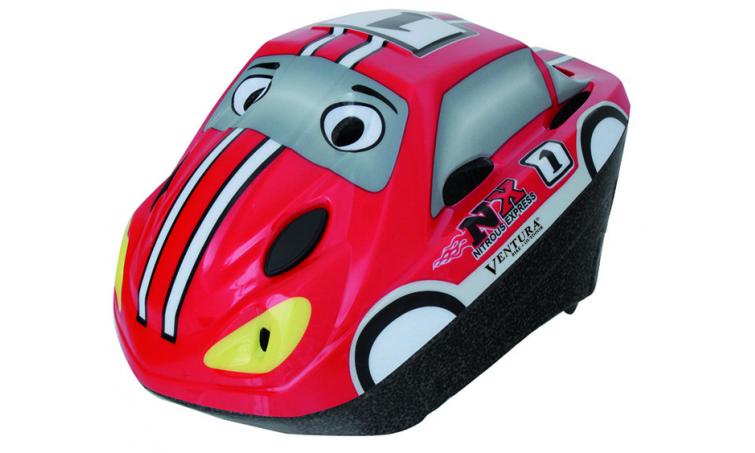 Шлем детский красныйр-р 52-57см RACING CAR VENTURA